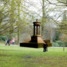One of the smaller panels installed to enhance the view through a copse of trees