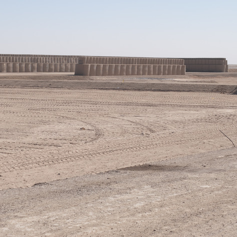 Fortifications at Camp Bastion