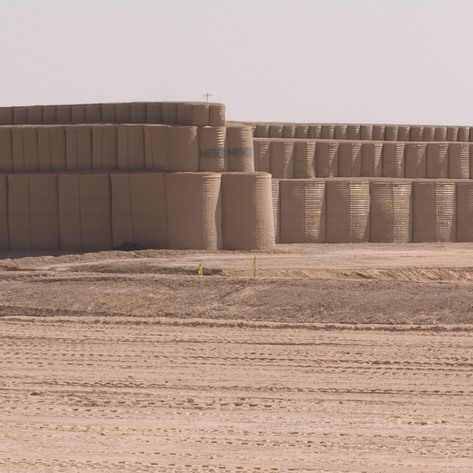 Fortifications at Camp Bastion